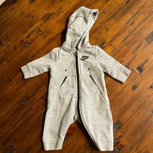 Nike tech fleece baby romper 3 month
